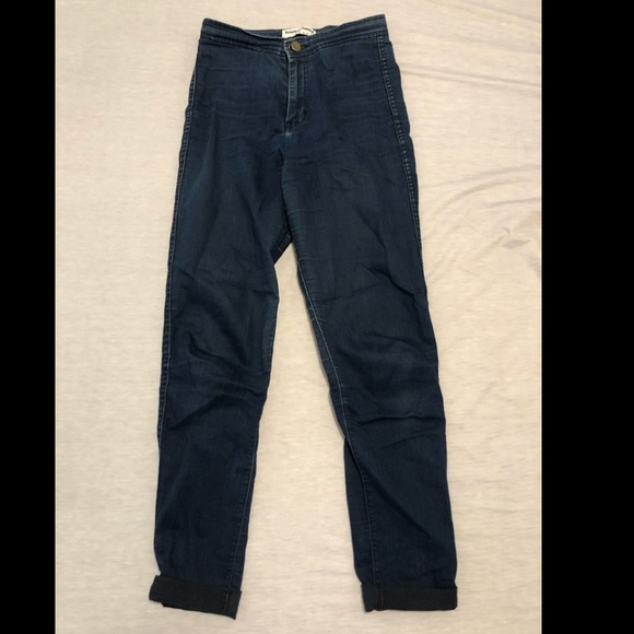 S American Apparel high waisted jeans, cotton and polyester - Picture 1 of 2